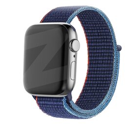 Bandz Bandz Bracelet nylon 'Classic' Apple Watch (bleu foncé melange)