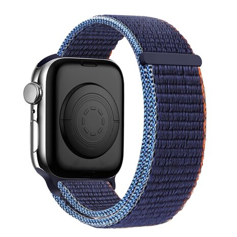 Bandz Bandz Bracelet nylon 'Classic' Apple Watch (bleu foncé melange)