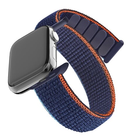 Bandz Bandz Bracelet nylon 'Classic' Apple Watch (bleu foncé melange)