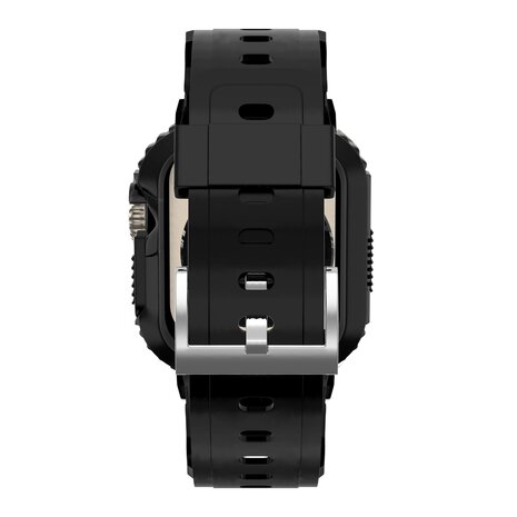 Bandz Bandz Bracelet Apple Watch Ultra TPU avec cadre (noir) Bandz Bandz Bracelet Apple Watch Ultra TPU avec cadre (noir)