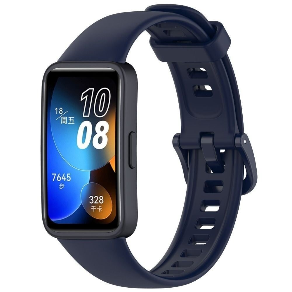 Strap-it Strap-it Bracelet silicone Huawei Band 9 (bleu foncé)