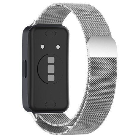 Strap-it Strap-it Bracelet Milanais Huawei Band 9 (argent)