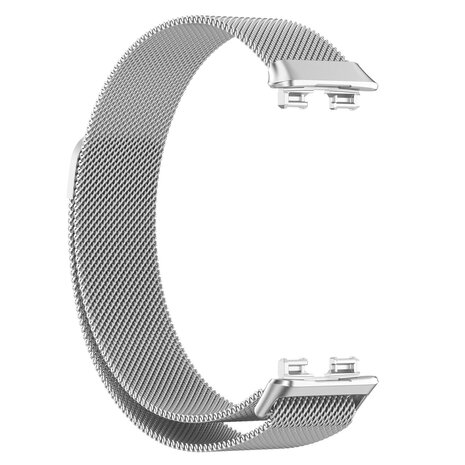 Strap-it Strap-it Bracelet Milanais Huawei Band 9 (argent)