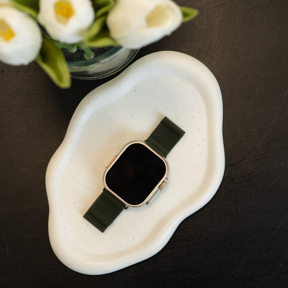 Strap-it Strap-it Bracelet Milanais Apple Watch (vert foncé)