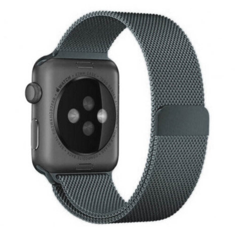 Strap-it Strap-it Bracelet Milanais Apple Watch (gris sidéral)