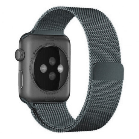 Strap-it Strap-it Bracelet Milanais Apple Watch (gris sidéral)