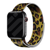 Strap-it Bracelet Milanais Apple Watch (imprimé léopard)