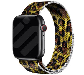 Strap-it Bracelet Milanais Apple Watch (imprimé léopard)