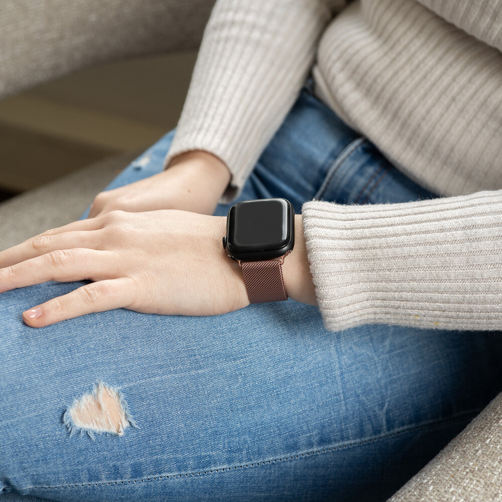 Strap-it Strap-it Bracelet Milanais Apple Watch (rose) Strap-it Strap-it Bracelet Milanais Apple Watch (rose)