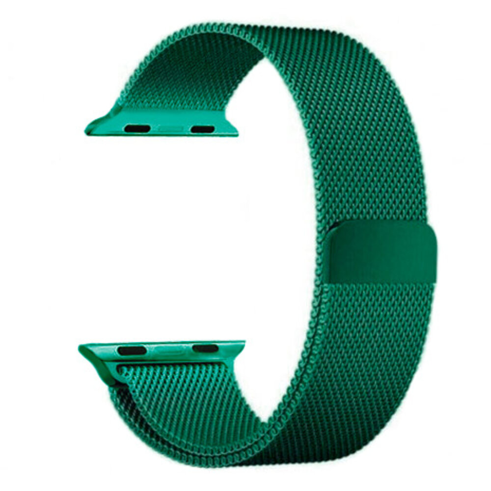 Strap-it Strap-it Bracelet Milanais Apple Watch (vert)