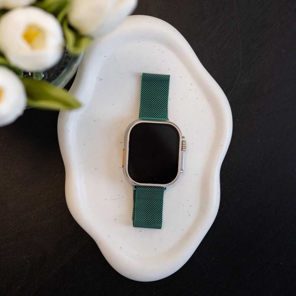 Strap-it Strap-it Bracelet Milanais Apple Watch (vert)