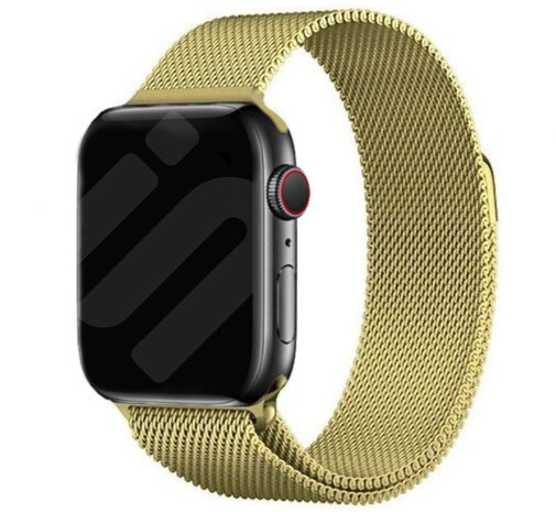 Strap-it Strap-it Bracelet Milanais Apple Watch (or)