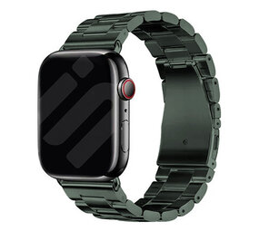 Strap-it Bracelet acier Apple Watch (vert foncé)