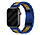 Strap-it Bracelet acier Apple Watch (bleu/or)