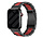 Strap-it Bracelet acier Apple Watch (noir/rouge)