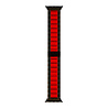 Strap-it Strap-it Bracelet acier Apple Watch (noir/rouge) Strap-it Strap-it Bracelet acier Apple Watch (noir/rouge)
