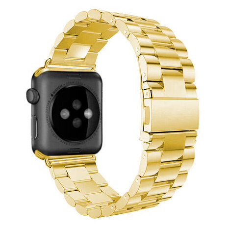 Strap-it Strap-it Bracelet acier Apple Watch (or)