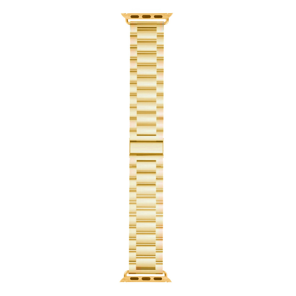 Strap-it Strap-it Bracelet acier Apple Watch (or)