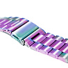Strap-it Strap-it Bracelet acier Apple Watch (arc-en-ciel) Strap-it Strap-it Bracelet acier Apple Watch (arc-en-ciel)