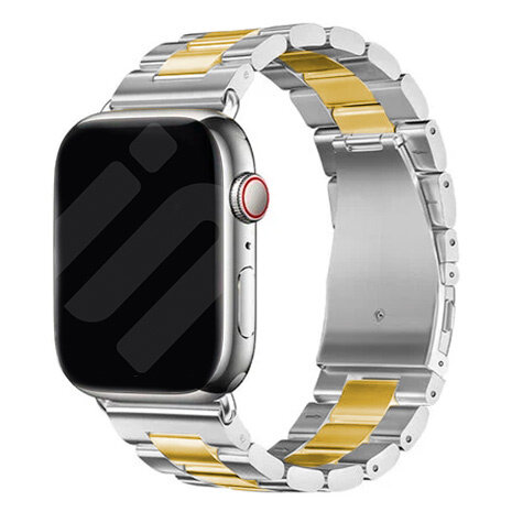 Strap-it Strap-it Bracelet acier Apple Watch (argent/or)