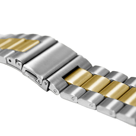 Strap-it Strap-it Bracelet acier Apple Watch (argent/or)