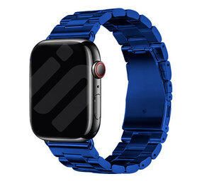 Strap-it Bracelet acier Apple Watch (bleu)