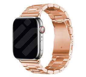 Strap-it Bracelet acier Apple Watch (or rose)