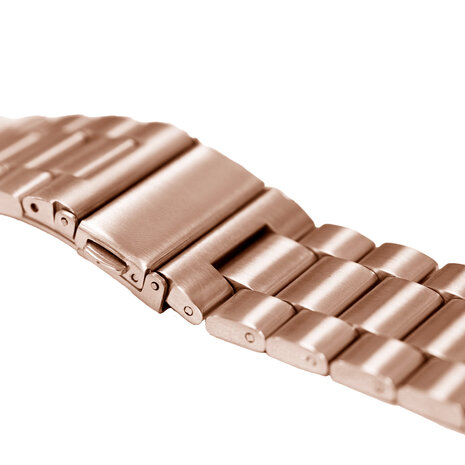 Strap-it Strap-it Bracelet acier Apple Watch (or rose)