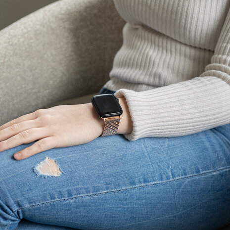 Strap-it Strap-it Bracelet acier dragon Apple Watch (or rose) Strap-it Strap-it Bracelet acier dragon Apple Watch (or rose)