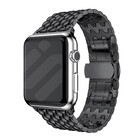 Strap-it Strap-it Bracelet acier dragon Apple Watch (noir)