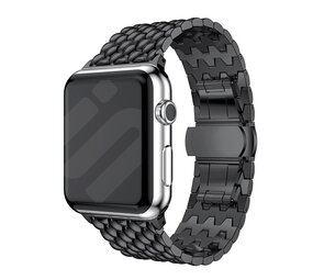 Strap-it Bracelet acier dragon Apple Watch (noir)