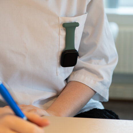 Strap-it Strap-it Apple Watch bracelet pour infirmière (vert)