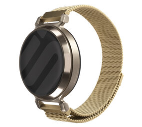 Strap-it Bracelet Milanais Garmin Lily 2 (or)