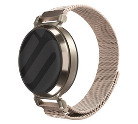 Strap-it Bracelet Milanais Garmin Lily 2 (or rose)