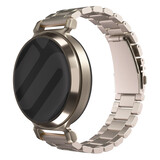 Strap-it Bracelet acier Garmin Lily 2 (lumière stellaire)