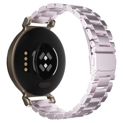 Strap-it Strap-it Bracelet acier Garmin Lily 2 (rose)