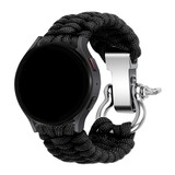 Strap-it Bracelet nylon boucle Amazfit Bip 5 (noir)