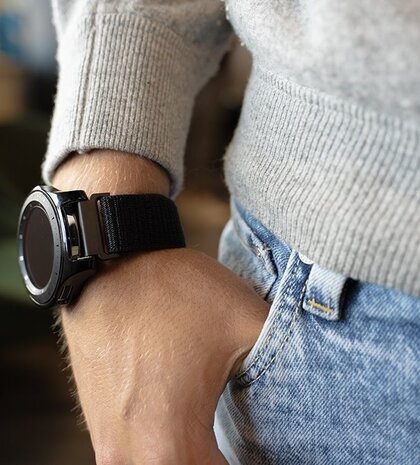 Strap-it Strap-it Bracelet nylon Polar Vantage M (noir)