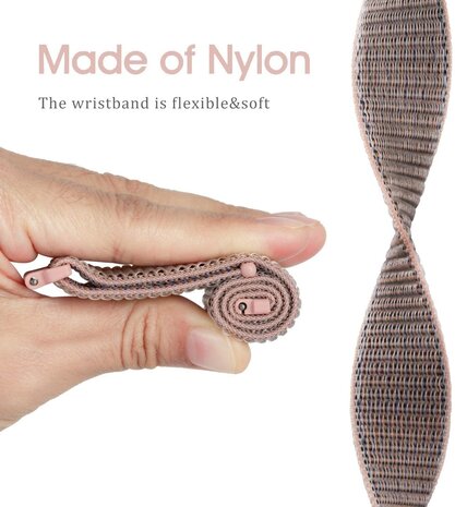 Strap-it Strap-it Bracelet nylon Polar Vantage M (rose)