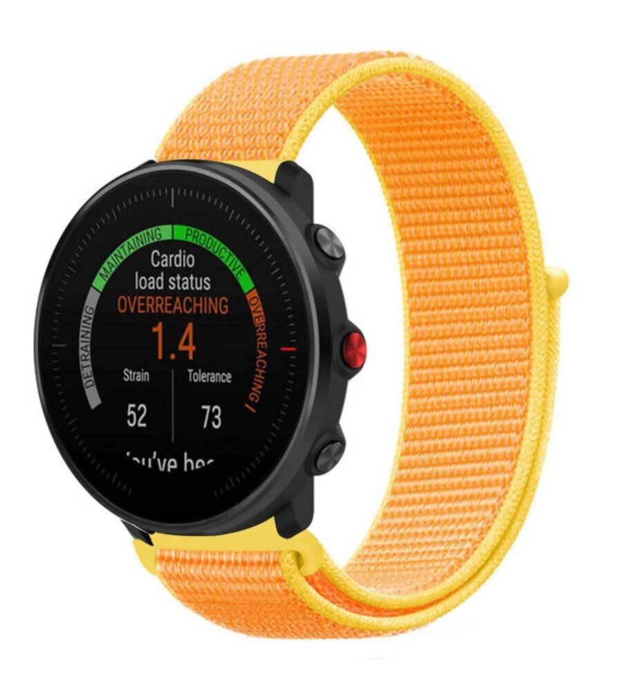 Strap-it Strap-it Bracelet nylon Polar Vantage M (jaune-orange)