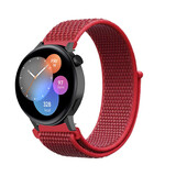 Strap-it Bracelet nylon Huawei Watch GT 3 42mm (rouge)