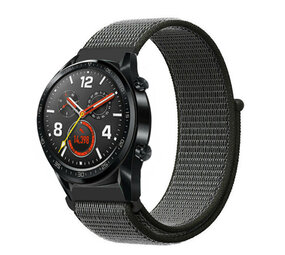 Strap-it Bracelet nylon Huawei Watch GT 2 42mm (vert) Strap-it Bracelet nylon Huawei Watch GT 2 42mm (vert)