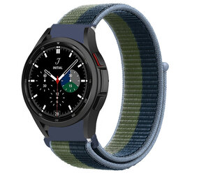 Strap-it Bracelet nylon Samsung Galaxy Watch 4 Classic 42mm (moss green)
