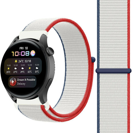 Strap-it Strap-it Bracelet nylon Huawei Watch 3 (Pro) (France)