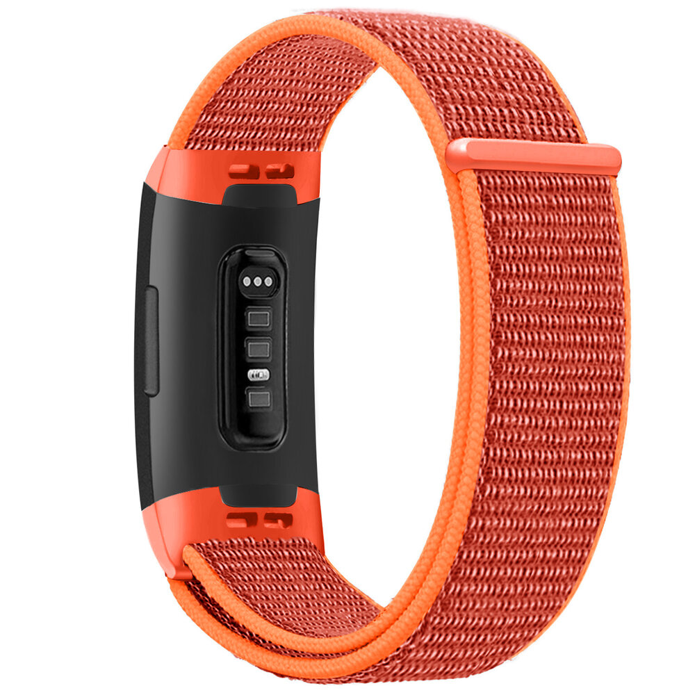Strap-it Strap-it Bracelet nylon Fitbit Charge 3 (orange)