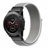 Strap-it Bracelet nylon Garmin Fenix 5s / 6s (coquillage)