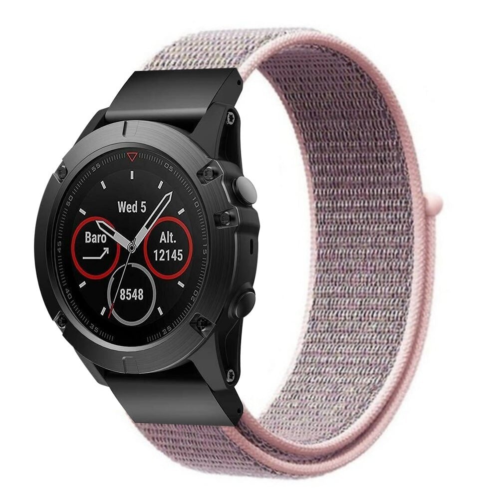 Strap-it Strap-it Bracelet nylon Garmin Fenix 5s / 6s (rose) Strap-it Strap-it Bracelet nylon Garmin Fenix 5s / 6s (rose)