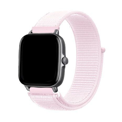 Strap-it Strap-it Bracelet nylon Amazfit GTS 2 (rose clair) Strap-it Strap-it Bracelet nylon Amazfit GTS 2 (rose clair)