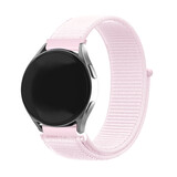 Strap-it Bracelet nylon Huawei Watch GT 3 Pro 43mm (rose clair)