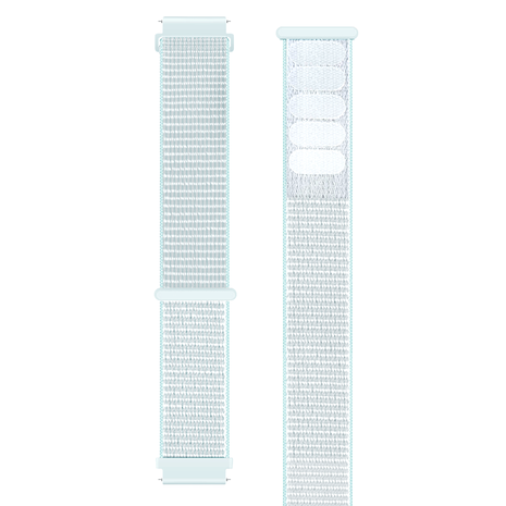 Strap-it Strap-it Bracelet nylon Samsung Galaxy Watch Active (cyan clair)